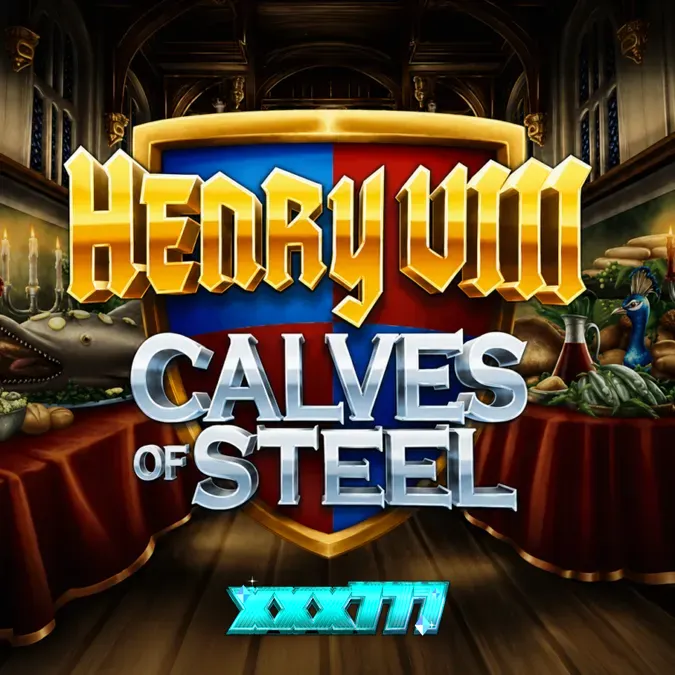Tampilan visual slot Henry 8th Calves of Steel dengan tema gym Tudor